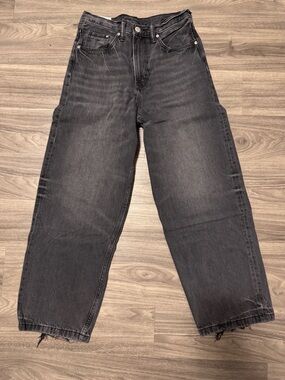 H&M Black Wide Leg Jeans size28